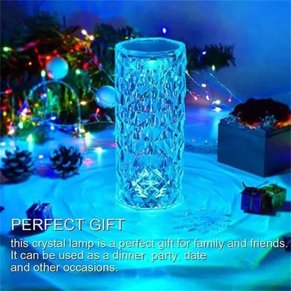 3/16 Colors LED Crystal Table Lamp