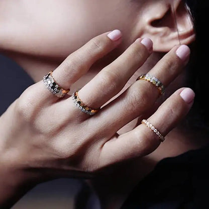 Honeycomb Stacking Rings (3Pc Set)