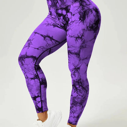 Seamless Tie Dye Leggings