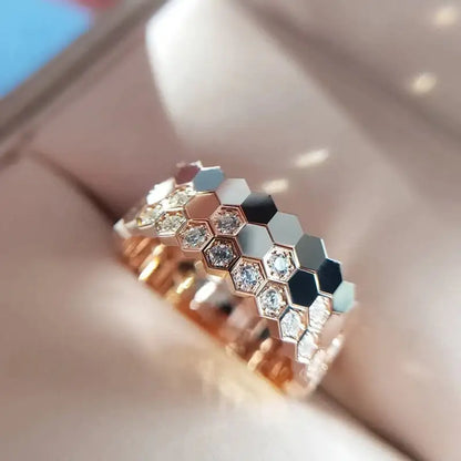 Honeycomb Stacking Rings (3Pc Set)