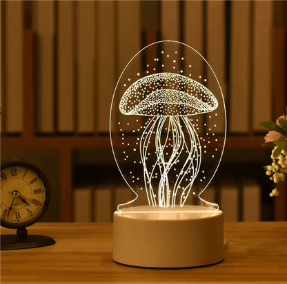 3D Led Night Light Model Toys