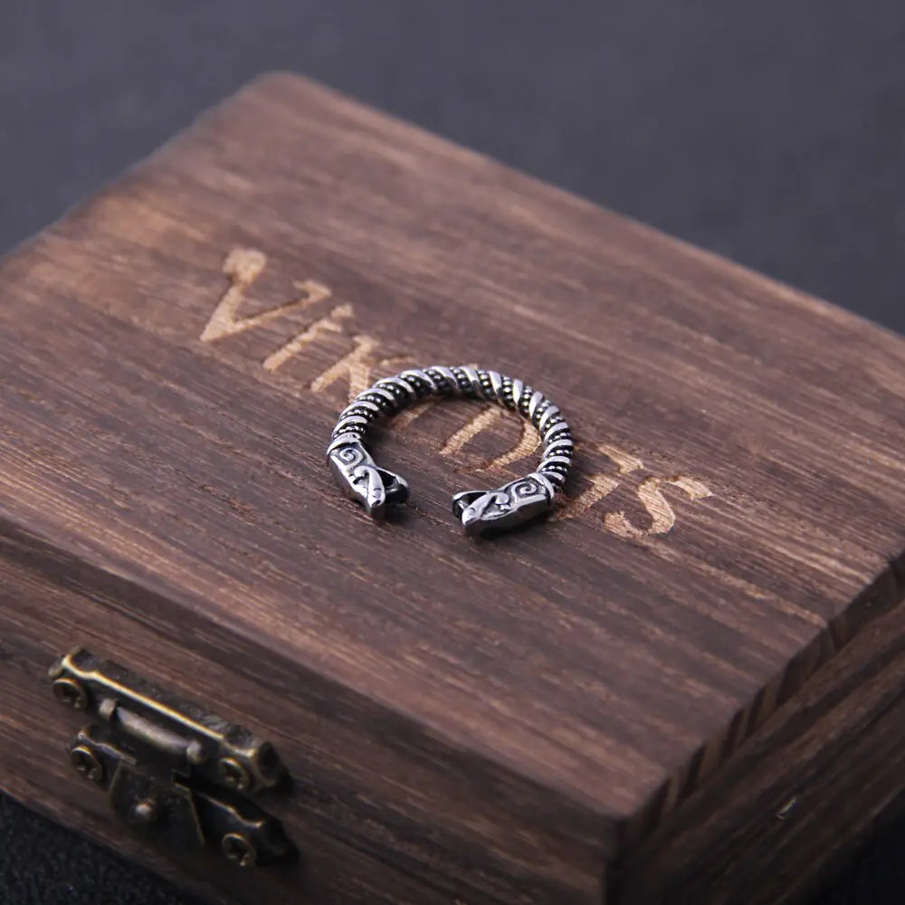 Men's Viking Dragon Statement Rings