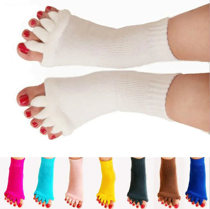 1Pair Massage Five Toe Socks