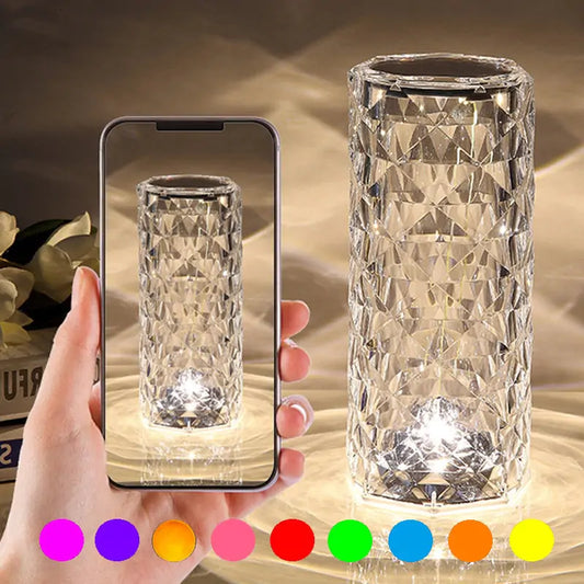 3D Effect Crystal LED Lamp