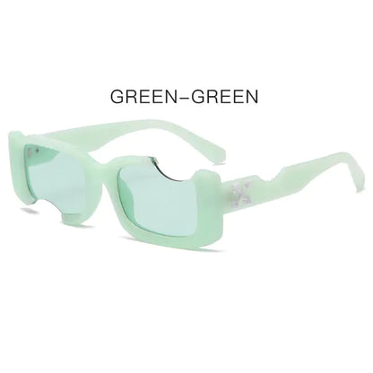 Off Notch Hole Design Sun Glasses