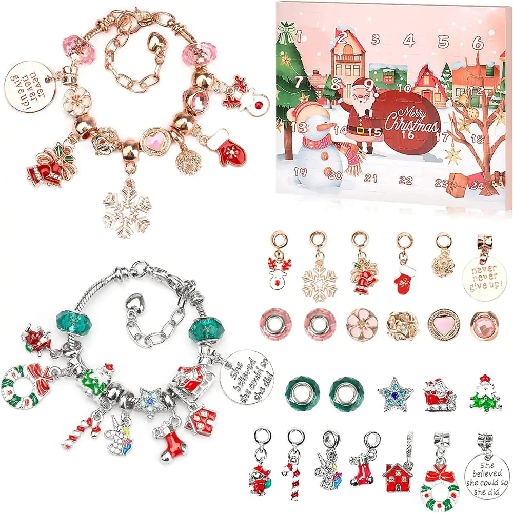 Christmas Countdown Calendar Bracelets