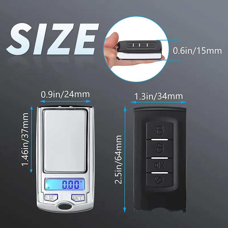 Pocket-Sized Digital Car Key Scale