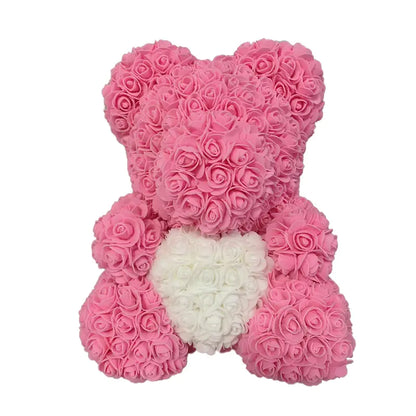 Artificial Flower Rose Teddy Bear