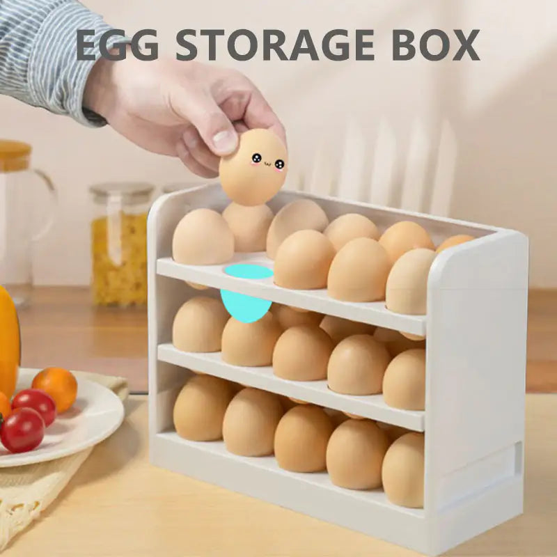 3 Layer Flip-Type Egg Storage