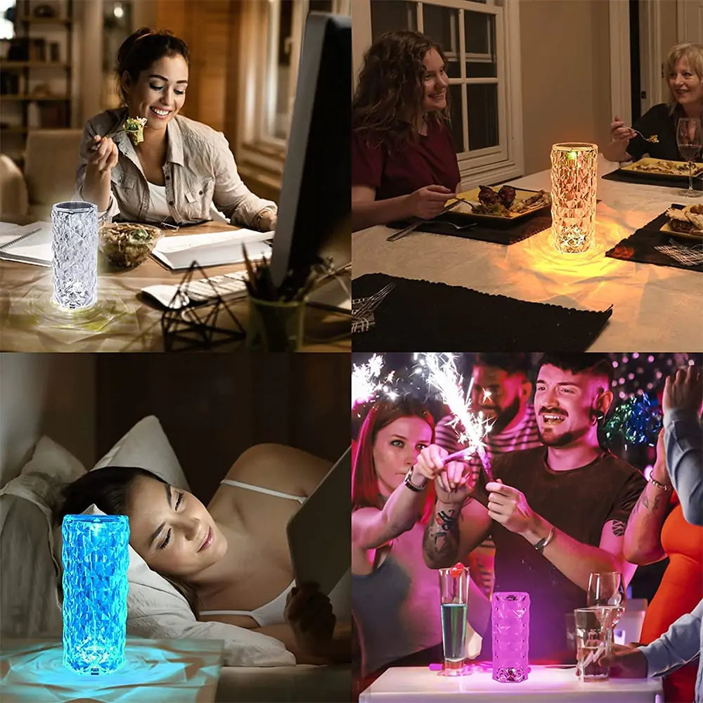 USB Touch Crystal Night Light