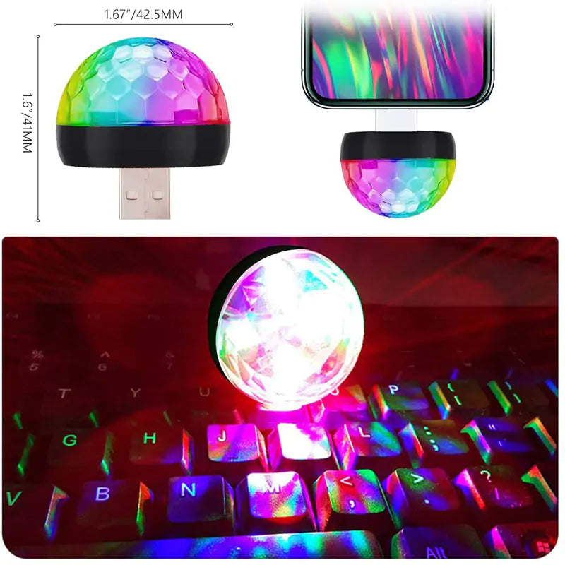 Mini Disco Light Lamp