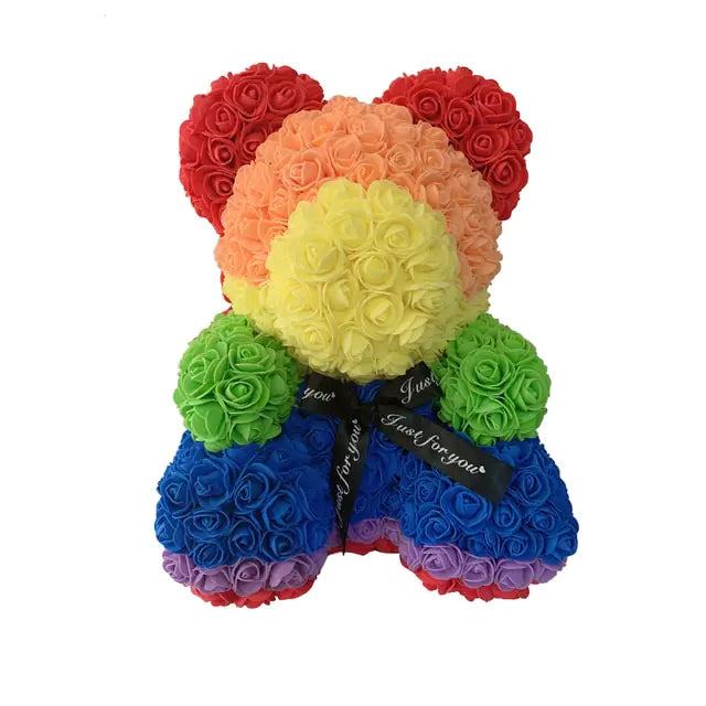 Artificial Flower Rose Teddy Bear