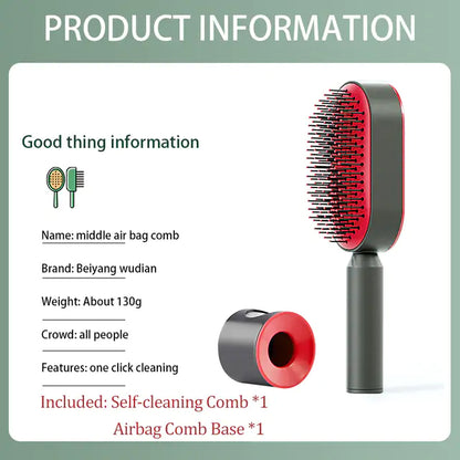 One-Key Massage Comb