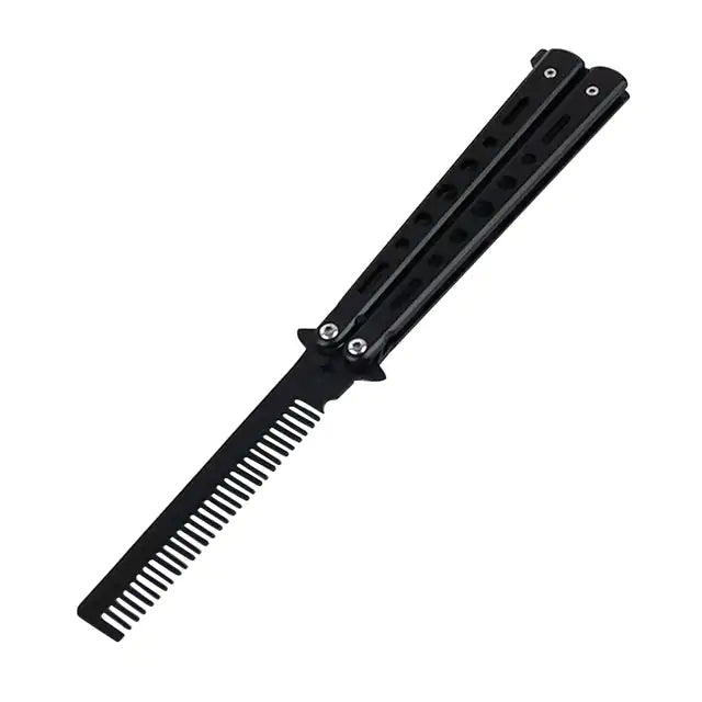 Folding Butterfly Knife Comb