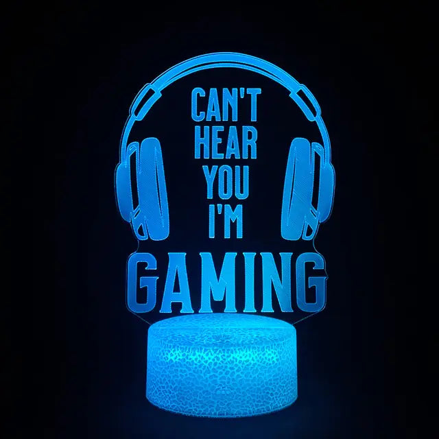 3D LED Gaming Setup RGB Lamp