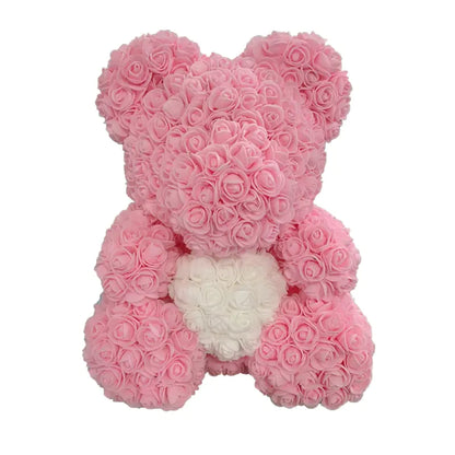 Artificial Flower Rose Teddy Bear