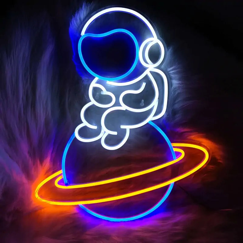 Planet Shape Neon Wall Light