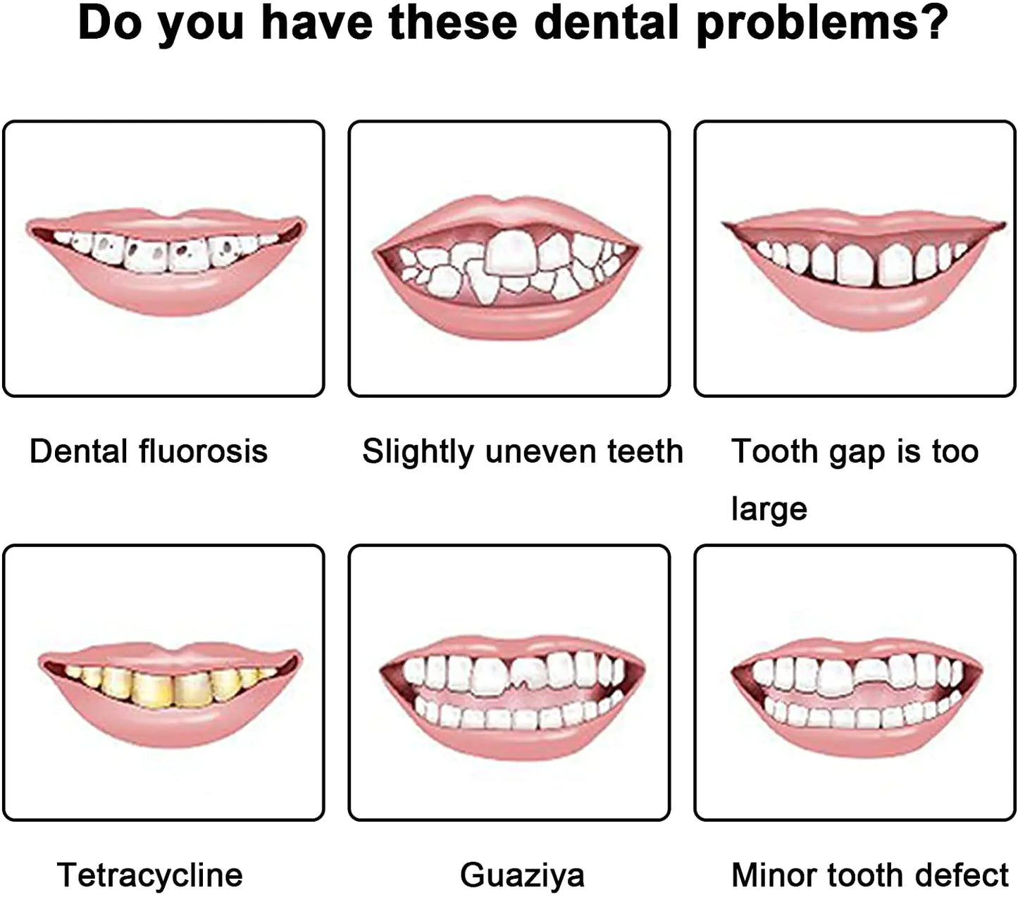 Silicone False Teeth Instant Smile