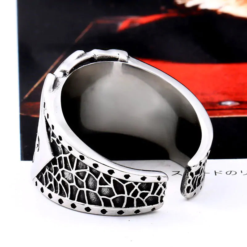 Biker Gothic Rock Men's Ring