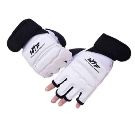 New Leather Half Finger Kids Children Karate Boxing Gloves