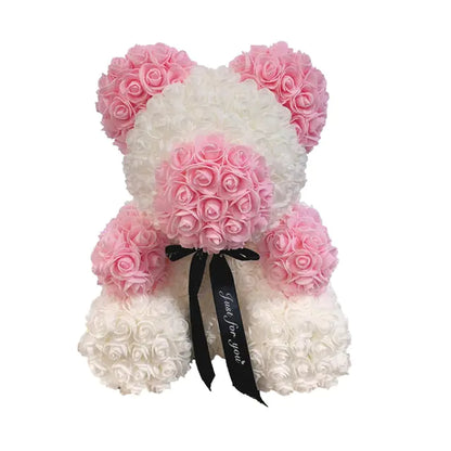 Artificial Flower Rose Teddy Bear