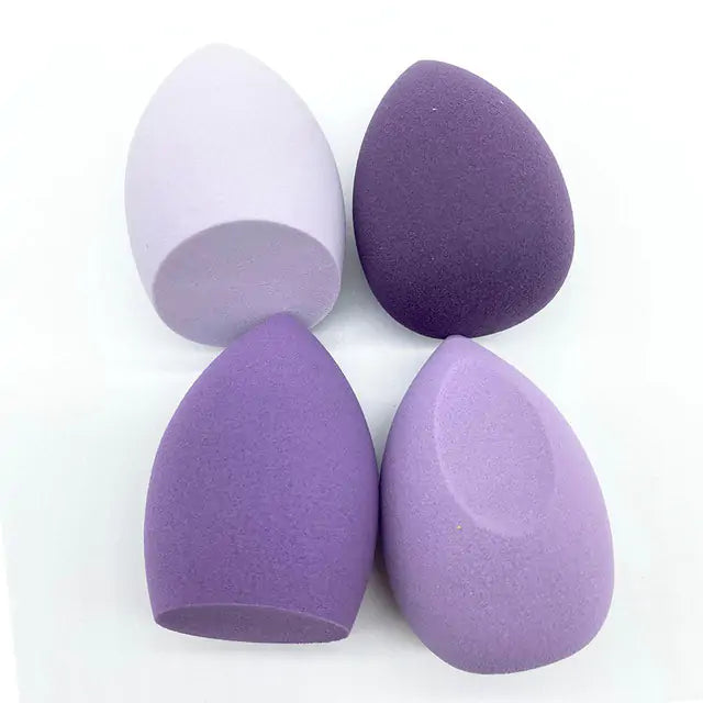 4pcs Makeup Sponge Powder Puff Dry and Wet Combined