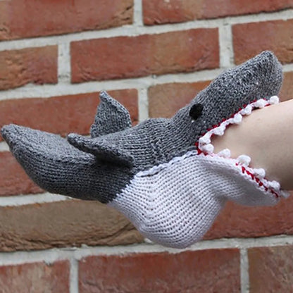 Creative Shark Chameleon Crocodile Knitted Socks