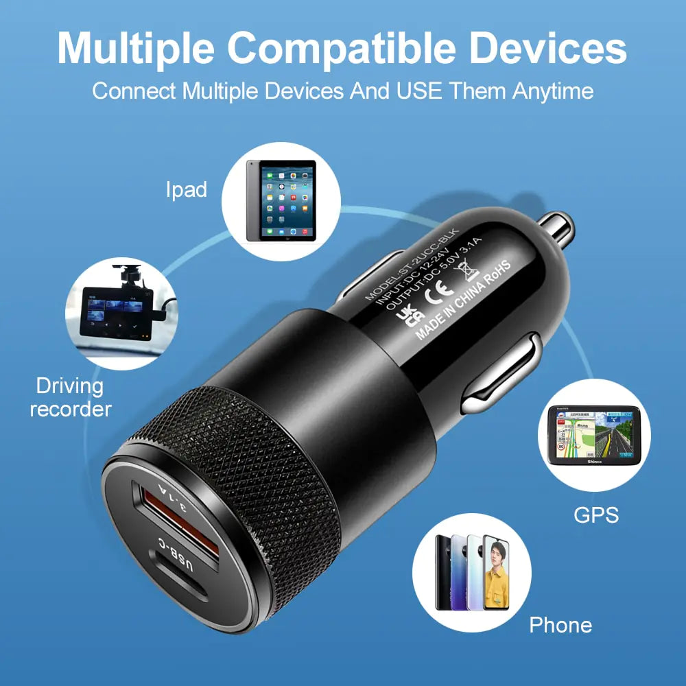 Metal Alloy Car Charger