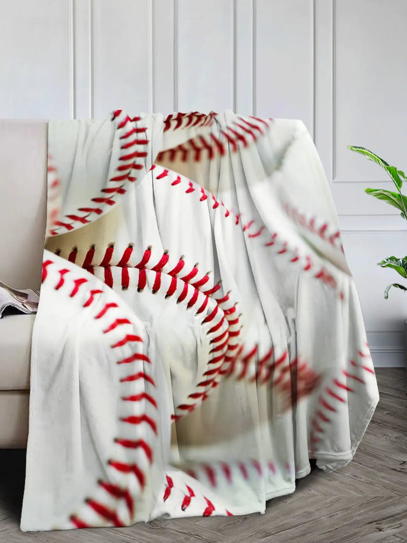 Baseball Pattern Blanket