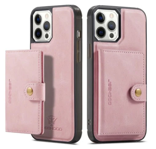 Luxury Magnetic Safe Leather Case For iPhone