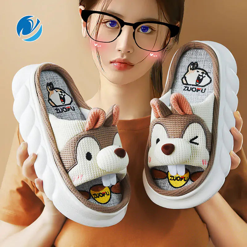 Lovely Animals Bedroom Slippers